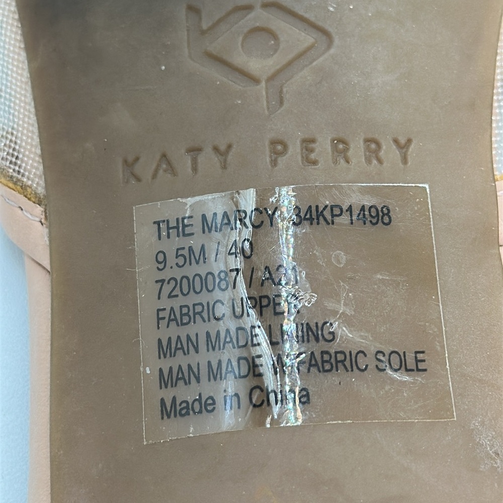 Katy Perry blush The Marcy slip-on mules, size 9.5M - Picture 9 of 9